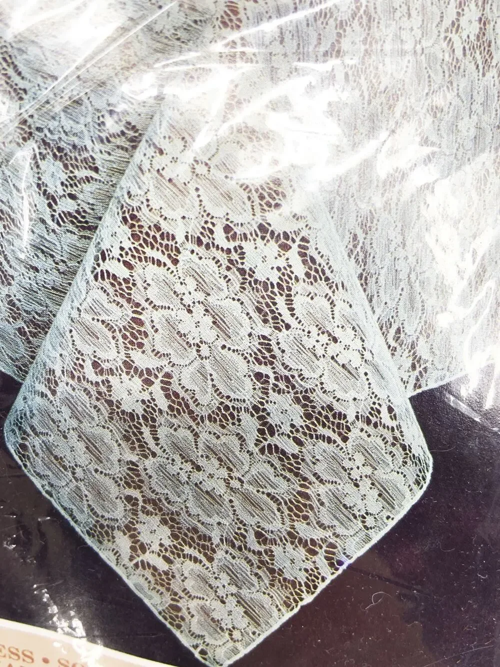 Shadow Rose Lace Table Cloth Round Sz 60